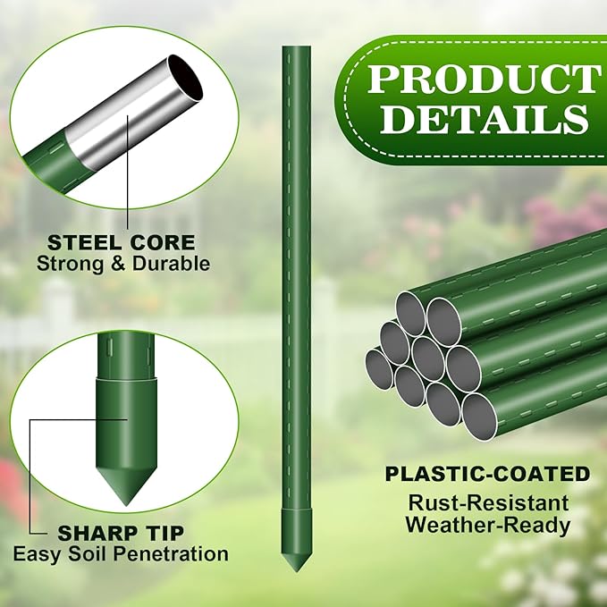 NNG 2 Packs 48 inches Tomato Cages with 10 Gallon Grow Bags,Garden Plant Support Cages,Plant Tower Stakes Garden Trellis for Climbing Plants,Tomato Plant Trellis for Vegetable Fruits Vines