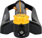 Melnor 65133AMZ XT Turbo Oscillating Sprinkler W/Timer, 4,000 sq. ft., Quick Connect Bundle, 2-Way Adjustable, Black, Yellow