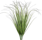 Artificial Plants Fake Wheat Grass Tall Shrubs, Faux Greenery Plastic Leaves Plant Indoor Green Decoration Home Garden Christmas Party Table Centerpieces Hotel Hall DIY Decor - Tail End Red 16 Bundles