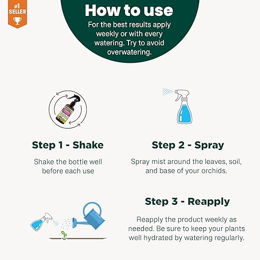Gardenera Professional Palm Tree Spray Fertilizer Mist for Home Gardening | 3-1-2 Gentle Blend Mist for Healthy Leaves & Growth | Essential Nutrients for Palm Trees - 8oz