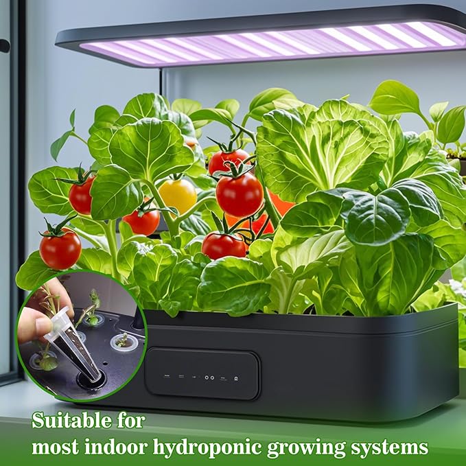 Doter 50 pcs Grow Sponges for Hydroponics Compatible with AeroGarden, Hydroponics Growing System Pods, General Hydroponics Rapid Rooter, Starter Plug for Seeds or Cuttings