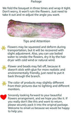Pink Flowers Artificial Silk Orchids Bulk 12 Pcs (38.5”) Long Stem Artificial Flowers for Tall Vase, No Include Vase