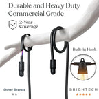 Brightech Ambience Pro Super Bright Solar - 48Ft Remote Control Outdoor String Lights with 15 Shatterproof S14 Bulbs, Commercial Grade LED, Waterproof Patio Lights, 4W Soft White for Patios, Gardens