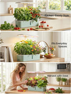 LetPot LPH-Air Hydroponics Growing System Kits, APP & WiFi Controlled Smart Indoor Garden with Adjustable 24W Grow Light Full Spectrum, 10 Pods Planter Indoor Gardening for Gifts, Kitchen, Vegetable