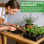 Organic Seed Starter Soil and Potting Mix 1qt ，100% Natural,Promotes Rapid Rooting & Germination
