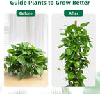 Mcbazel 63 Inch Bendable Moss Pole for Plants Monstera - Tall Coco Coir Plant Support Stake for Climbing Indoor Plants, Pothos & Philodendron - Large Flexible Stick Kit with Full Garden Ties