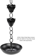 11" Aluminum Rain Chain Basin - by Good Directions