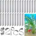 52 Pcs Aquarium Plant Weights, Plant Weights for Fish Tank, Aquarium Plant Anchors, Aquarium Plant Weights for Live Plants, Stops Plants from Floating in The Aquarium.