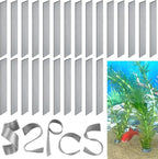52 Pcs Aquarium Plant Weights, Plant Weights for Fish Tank, Aquarium Plant Anchors, Aquarium Plant Weights for Live Plants, Stops Plants from Floating in The Aquarium.