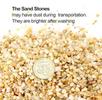 TOYPOPOR Coarse Silica Sand 2.2lb for Bonsai Cacti Succulent and Carnivorous Plant Mix