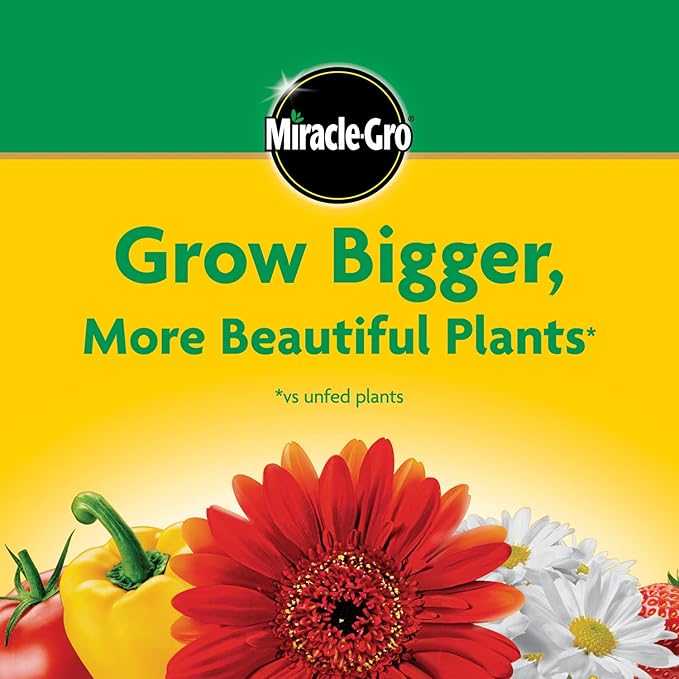 Miracle-Gro Water Soluble All Purpose Plant Food - Fertilizer For All Indoor or Outdoor Plants including Roses, Flowers, Vegetables, Houseplants, Trees, and Shrubs, 5 lb. Bag