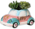 The Bridge Collection Hippy Vehicle Planter Pot (Love 'Bug')