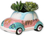The Bridge Collection Hippy Vehicle Planter Pot (Love 'Bug')