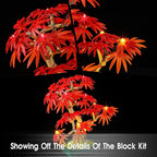 LED Light for Lego 10348 Japanese Red-Maple Bonsai Tree Set, Light Kit Compatible with Lego 10348 Building Blocks Model, Not Included The Model Set