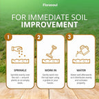 Florasoul® Organic Sandy Soil Conditioner (6.6 lbs) – High-Performance Water Retainer & Nutrient Booster – Plant-Based & Vegan – for Gardens, Lawns & Drought-Prone Areas