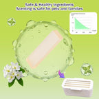 2Pcs Deodorant for PetSafe ScoopFree SmartSpin Self-Cleaning Cat Litter Box, Cat Friendly Natural Plant-Based Odor Suppression