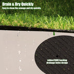 Heyroll Realistic Artificial Turf Grass, 10 FT X 77 FT Artificial Synthetic Fake Grass, 20MM Green Turf Rug Pet Dogs Lawn Mat with Drainage Holes for Indoor Outdoor Patio Garden Landscape/Custom Size