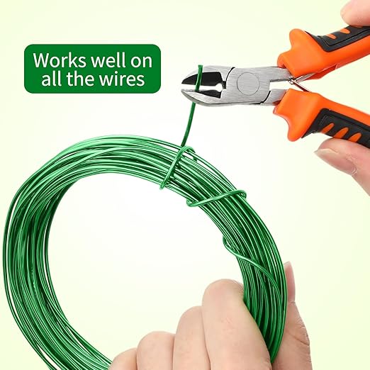 Mudder 5 Roll Aluminum Bonsai Training Wire Tree 160 Feet Total with Bonsai Wire Cutter Anodized Training for Holding Branches Small Trunks (1/1.5/2.0/2.5/3mm,Classic)