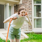 Fevone Water Hose 35 ft, Flexible Garden Hose, No Kinking Water Hose, Drinking Water Safe Hose, 5/8 Inner Diameter Hose, 3/4 Aluminum Fittings with Swivel Handles