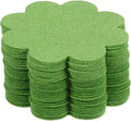 PATIKIL 3 Inch Plant Pot Hole Pad, 30 Pack Non-Woven Fabric Flower Shape Bonsai Bottom Soil Mat, Green