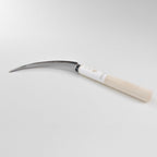 Wazakura Japanese Sickle with Saw-Tooth Blade - Hand Weeding Sickle for Grass, Weeds & Perennials - Sharp Garden Knife for Cutting & Harvesting, Made in Japan