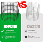 18Pcs Plant Protectors from Animals,13.5" Dia X 14.3" H Metal Plant Cages for Outdoor Plants Plant Cage & Supports Keep Animal Out Garden Wire Mesh Protection from Rabbit Chicken Squirrel Tree Flower