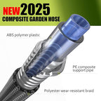 Relxitl Garden Hose, Flexible Water Hose, Ultra Lightweight Non-Expanding hose with 10 Function Sprayer, Leak proof, Pressure Resistant for Yard, Outdoor (Black, 75FT)