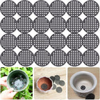 200 Pack Plant Pots Hole Mesh Pad Plastic Flower Pots Drainage Hole Cover Screen Filter for Flower Planters Boxes Ceramic Succulent Planter Terracotta Clay Pot Bonsai Outlet Training Pot