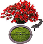 Artificial Plants & Greenery Fycooler Fake Plants Plastic Artificial Bonsai Tree, Red Bonsai Tree Juniper for Home Bedroom Living Room Office Desk Bookshelf Farmhouse Decor Zen Garden Decorations