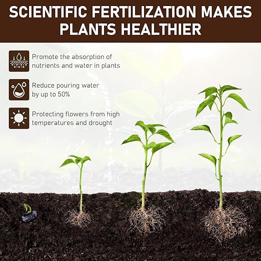 2Pcs Soil Activator, Soil Pro Activator,Organic Soil Activators and Plant Fertilizers,Liquid Fertilizer for Indoor & Outdoor Plants Premium Soil Activated Treasure for Potting Mix and Seedling Compost