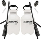 Chapin 22000 Pump Sprayer, 1-Gallon Translucent Tank with an Easy Fill Funnel-Top Opening, Adjustable Cone Nozzle & 34" Long Reach Hose, Used for Fertilizer, Pesticides, Weeds & Pests 2 Pack