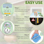 Soil Moisture Meter,4-in-1 Soil Ph Meter, Soil Tester for Moisture, Light,Nutrients, pH,Soil Ph Test Kit, Great for Garden, Lawn, Farm, No Battery Required, Gifts for Plants Lover