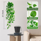 Freyalife Fake Hanging Plants for Room Decor,1pcs Artificial Potted Plants Vines for Wall Home Office Aesthetic Living Kitchen Bathroom Coffee Table Shelf Indoor Outdoor Farmhouse Patio Decorations