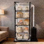 Mushroom Grow Tent, Martha Tent for Mushroom Growing kit, Mini Greenhouse Indoor, sturdy racks can accommodate a variety of mushrooms, including trays, fruiting blocks & grow kits (Mushroom Grow Tent)