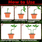 40 Pack LST Plant Training Clips – Durable & Reusable Stem Support for Low-Stress Training – Fits All Growth Stages