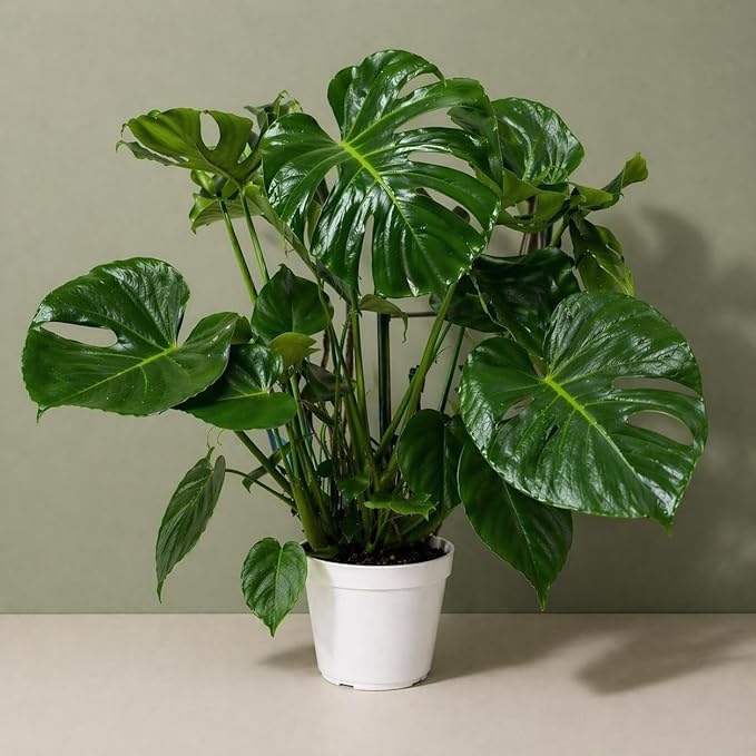 Large Monstera Deliciosa Live Plant, Monstera Plant Live, Swiss Cheese Plant, Tropical House Plant, Indoor Plant, Live Houseplants for Home Decor and Office Decor