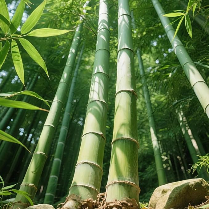 Bamboo Seeds for Planting, 500+ Dwarf Rare Bamboo Seeds Exotic and Fast Growing, Green Bamboos for Indoor or Outdoor