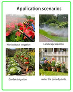 Drip Irrigation System,Automatic Garden Watering System, 360 Adjustable Mist Sprayer Nozzle, High Volume Water Flow Rotating Sprinkler Head for Garden,Patio,Potted Plants, Fine Misting to Jet Spray