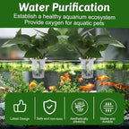 2 Pcs Aquarium Plant Holder, Aquarium Planter Cup for Aquaponic Plants Cultivation, Hanging Fish Tank Plant Holders, Transparent Hanging Pot for Fish Tank Aquaponic Plants, Water Feature Decoration