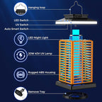 Bug Zapper Outdoor, Mosquito Zapper 2 in 1 Portable & Rechargeable Bug Zapper Outdoor with 5000mAh Battery & LED Night Light, 4000V Electric Fly Zapper for Outside,Patio,Backyard,Garden Yellow