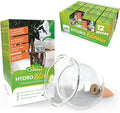 BioGreen Self Watering Globes for Plants Hydro Bloom, 12pcs Automatic Plant Watering Bulbs for Indoor and Outdoor Potted Plants, UV-Resistant Water Conservation Device