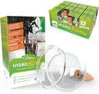 BioGreen Self Watering Globes for Plants Hydro Bloom, 12pcs Automatic Plant Watering Bulbs for Indoor and Outdoor Potted Plants, UV-Resistant Water Conservation Device