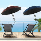 Patio Umbrellas UPF 50+ 360 ° Adjustable Shade Umbrella,Beach Umbrella with Universal Clamp,Beach Clamp on Umbrella,suitable for Patio,beach chairs,golf carts, wheelchairs,carts,bleachers,camping and fishing