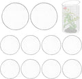 10 Packs 12'' Round Metal Mesh Plant Cage Covers for Large Wire Plant Protector cover from Animals - Chicken Wire Cloche, Sturdy Garden Bunny Barricades Chicken Wire Cloche fto Keep Animals Out