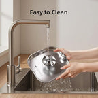 Cat Water Fountain Stainless Steel：74oz/2.2L SARPAWS Water Fountains for Cats Indoor, Cat Fountains for Drinking, Ultra-Quiet, Water Level Window, Pet Water Fountain - 6 Filters + 3 Sponges
