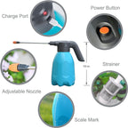 HIFAY ES2-PRO Electric Spray Bottle 2L/0.5Gallon, Rechargeable Battery Powered Sprayer Spray 60 Bottles On a Single Charge, Automatic Plant Mister，Pump Sprayer,Indoor Watering Can for Plants