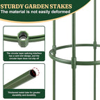 LOMNYIY Garden Trellis, Tomato Cage Tall Plant Support Climbing Vines Flowers Stands Cucumber Trellis Plant cage(Tall 55.1 inches，2 Pack)