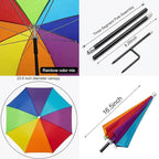 Upgraded Plant Umbrellas for Outdoor Plants, 26" Larger Garden Plant Umbrella Shade with Adjustable Hight, 43.4" Higher Sun Shade for Plants, Potted Plant, Garden Beds