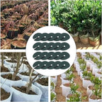20 Pack Green Tree Guard Rings Non Woven Fabric Barrier Mats Breathable Root Protector Grass Control Discs for Garden Tree Collars for moisture(32cm)