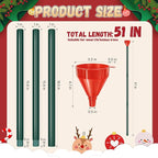 Christmas Tree Watering Funnel Longer Tree Funnel Watering Spout Tree Watering Device Christmas Tree Long Funnel Watering System Xmas Plant Watering Tool for Large Indoor Outdoor Plants (1)